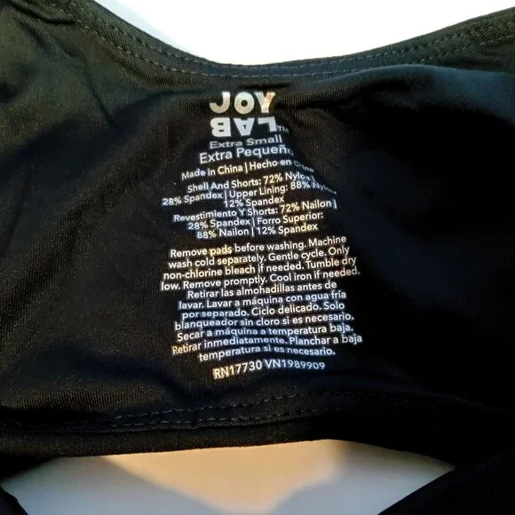 JoyLab Black Onyx Womens Active Dress XS Tiered Ruffle Skirt Workout,Casual Wear - Picture 6 of 14